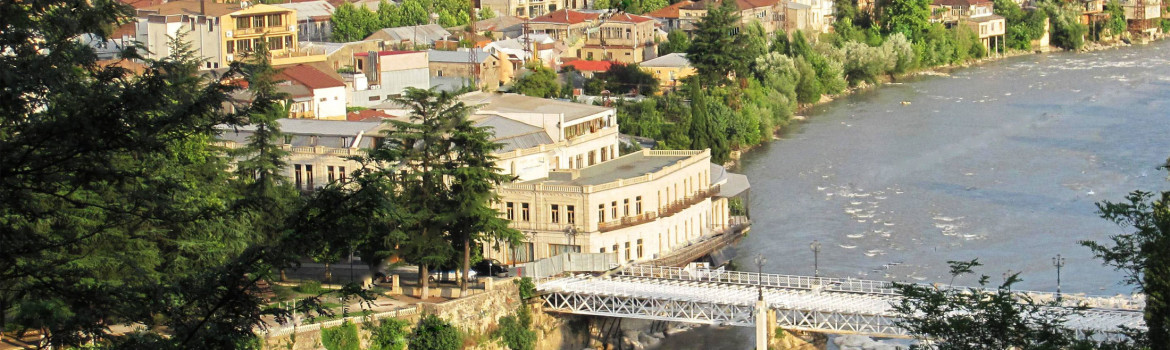 White Bridge and Rioni River, tour of Kutaisi